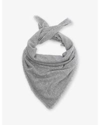 Zadig & Voltaire - Stevie Strass Western Cashmere Scarf - Lyst