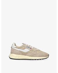 Autry - Reelwind Low Runner Leather And Nylon Trainers - Lyst