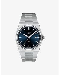 Tissot - Prx Stainless-Steel Quartz Watch - Lyst