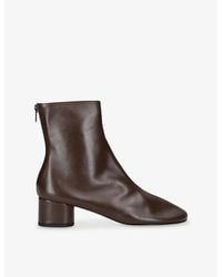 Dear Frances - Harlie Leather Heeled Ankle Boots - Lyst