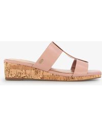 dune low wedge sandals