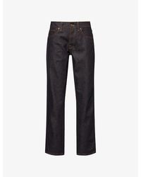 Nudie Jeans - Solid Ollie Slim-Fit Denim Jeans - Lyst