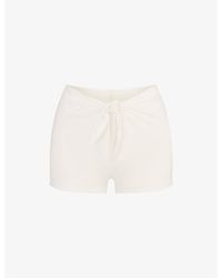 Skims - Cover-Ups Cotton-Jersey Shorts - Lyst