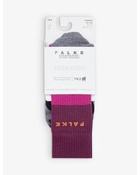 FALKE - Tk2 Explore Brand-print Stretch-woven Ankle Socks - Lyst