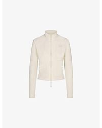 Skims - Fleece Lounge Fitted Jacket - Lyst