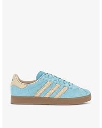 adidas - Easy Mint Crystal Sand Gazelle 85 Suede Low-top Trainers - Lyst