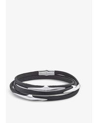 Shaun Leane - Arc And Leather Bracelet - Lyst