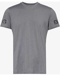 Björn Borg - Brand-print Crewneck Stretch Recycled-polyester T-shirt Xx - Lyst