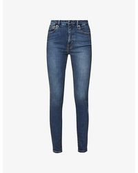 GOOD AMERICAN - Good Legs Slim-fit High-rise Organic-cotton-blend Denim Jeans - Lyst
