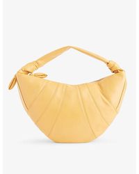 Lemaire - Fortune Croissant Leather Cross-body Bag - Lyst