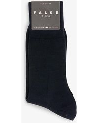 FALKE - Dark Vy Tiago Logo-print Cotton-blend Socks - Lyst