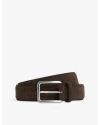BOGGI - Suede Buckle Belt - Lyst