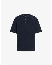 Ted Baker - Vy Ustee Marled Knitted Polo Shirt - Lyst