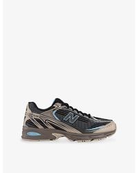 New Balance - 509 Leather And Mesh Trainers - Lyst