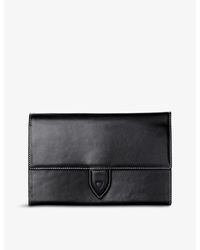 Aspinal of London - Deluxe Logo-embossed Leather Travel Wallet - Lyst