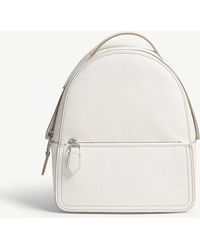 Max Mara Leather Backpack - White