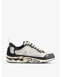 Sandro - Flame Low-top Leather And Mesh Trainers - Lyst