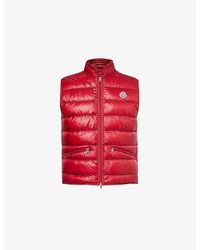 Moncler - Gui Brand-patch Funnel-neck Shell-down Gilet - Lyst