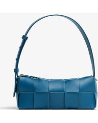 Bottega Veneta - Brick Cassette Small Intrecciato-weave Leather Shoulder Bag - Lyst