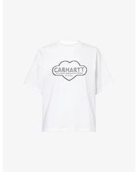 Carhartt - Cloud Heart Logo-Print Cotton T-Shirt - Lyst