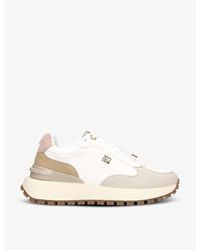KG by Kurt Geiger - Louisa Logo-Hardware Faux-Leather Low-Top Trainers - Lyst