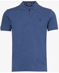 Polo Ralph Lauren - Brand-embroidered Custom Slim-fit Stretch-cotton Polo Shirt - Lyst