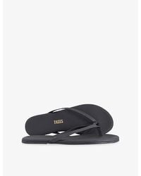 TKEES - Lily Leather Flip-Flops - Lyst