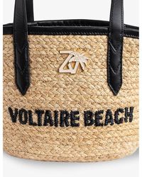 Noir Candide Nano Zip Satchel by Zadig & Voltaire Handbags for $40