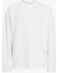AllSaints - Aspen Long-sleeved Cotton T-shirt - Lyst