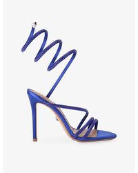 Carvela Kurt Geiger - Spiral 105 Faux-Leather Heeled Sandals - Lyst