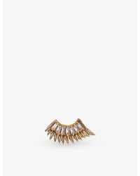 Kismet by Milka - Winged 0.16Ct Diamond Stud Earring - Lyst