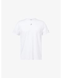 GYMSHARK - Logo-Print Slim-Fit Stretch-Woven Running T-Shirt - Lyst