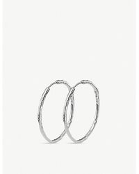 Monica Vinader - Mv Siren Muse Large Sterling- Hoop Earrings - Lyst