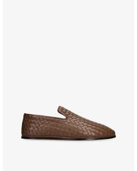 Bottega Veneta - Sunday Intrecciato Leather Slippers - Lyst