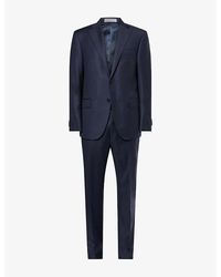 Corneliani - Single-Breasted Notch-Lapel Wool Suit - Lyst