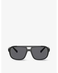 Dolce & Gabbana - Dg6179 Pilot-frame Nylon Sunglasses - Lyst