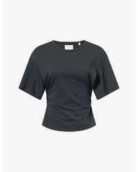 Citizens of Humanity - Fabien Cinched-Waist Cotton T-Shirt - Lyst