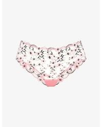 Savage x Fenty - Daisy Darling Cheeky Lace Briefs - Lyst