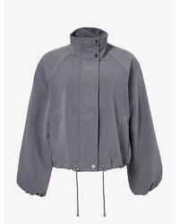 Rails - Blake Funnel-Neck Woven Jacket - Lyst