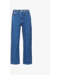 Levi's - Ribcage Straight-leg High-rise Denim Jeans - Lyst