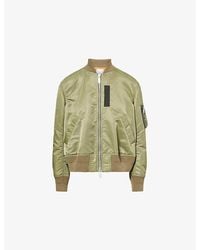 Sacai - Band-Collar Blouson Twill Jacket - Lyst