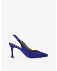 Carvela Kurt Geiger - Corletta Heeled Suede Slingback-Courts - Lyst