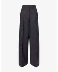 PAIGE - Vicenza Tailored Wool-Blend Trousers - Lyst