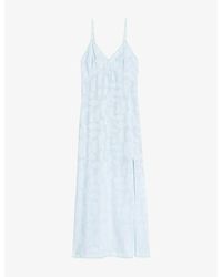 Zadig & Voltaire - Ramelil Paisley-Pattern Silk Maxi Dress - Lyst