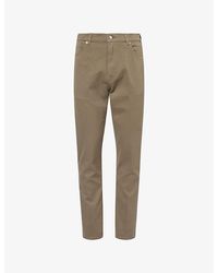 dunhill - Five-Pocket Straight Cotton Twill Trousers - Lyst