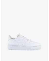 Nike - Air Force 1 '07 Suede And Canvas Trainers - Lyst