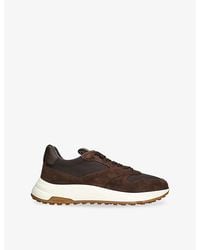 Hogan - Hyperlight Suede And Mesh Trainers - Lyst