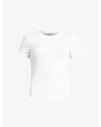AllSaints - Stevie Slim-Fit Cotton-Jersey T-Shirt - Lyst