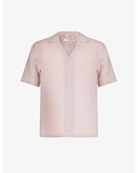 Orlebar Brown - Maitan Split-hem Regular-fit Linen Shirt - Lyst