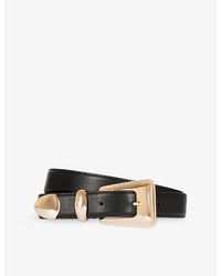The Kooples - Western-Buckle Leather Belt - Lyst